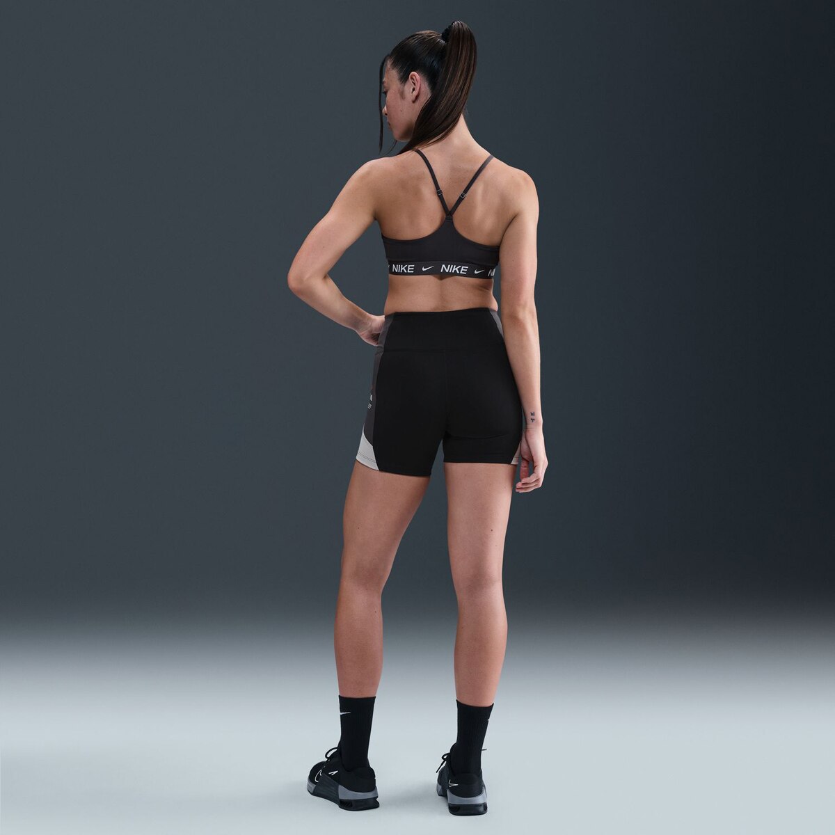 Leggings Tipo Calções de Mulher One Preto-2