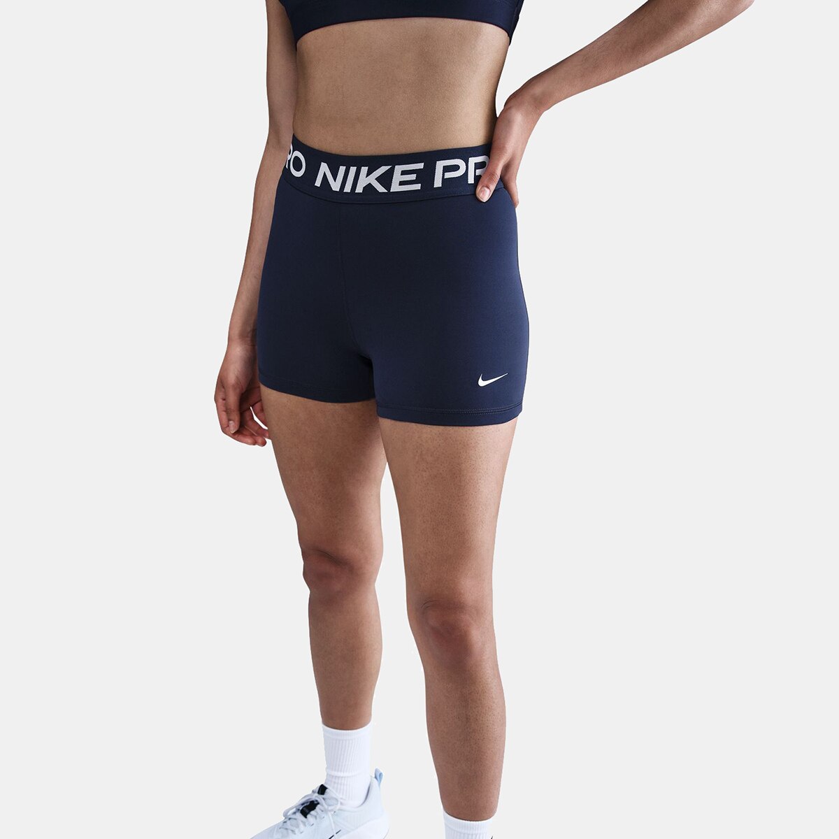Leggings Tipo Calções de Mulher Pro Azul-marinho-1