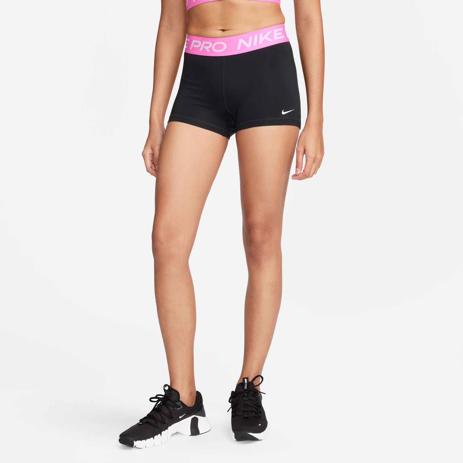 Leggings Tipo Calções de Mulher Pro Preto-2