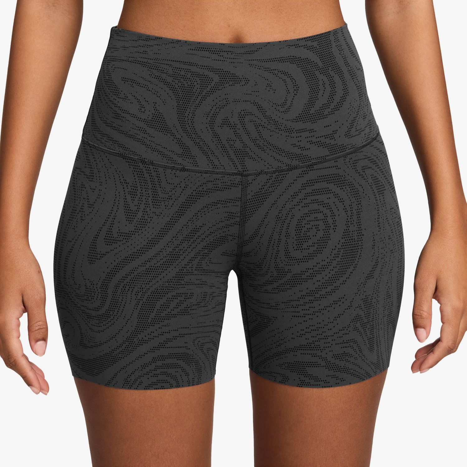 Malla corta de mujer Zenvy Nike - Negro / Gris Negro / Gris-1