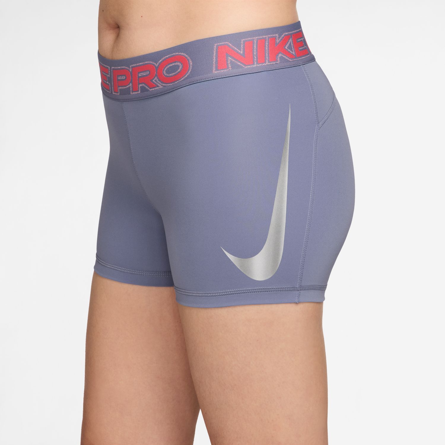 Leggings Tipo Calções de Mulher Pro Roxo-3