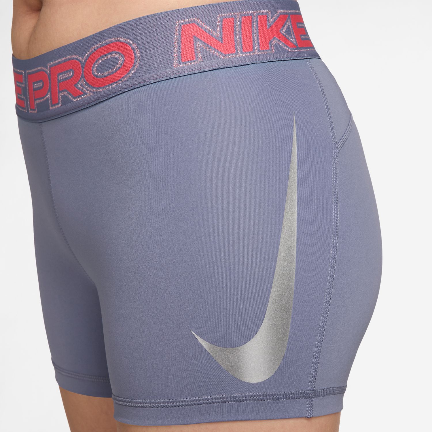 Leggings Tipo Calções de Mulher Pro Roxo-4