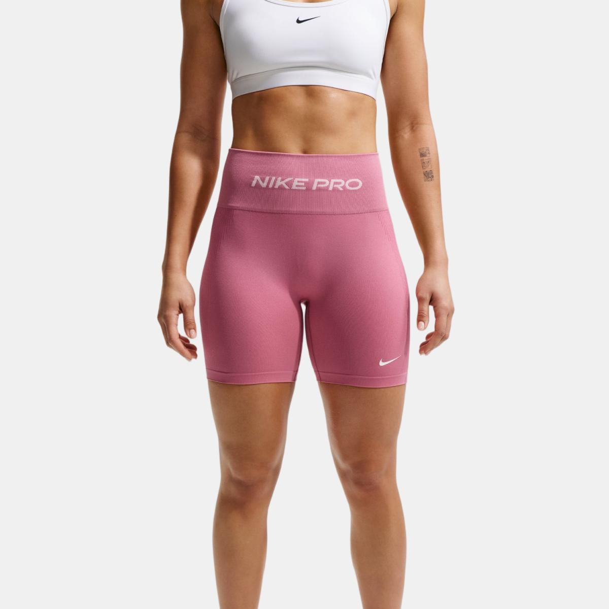 Leggings Tipo Calções de Mulher Pro Seamless 5'' Rosa-1