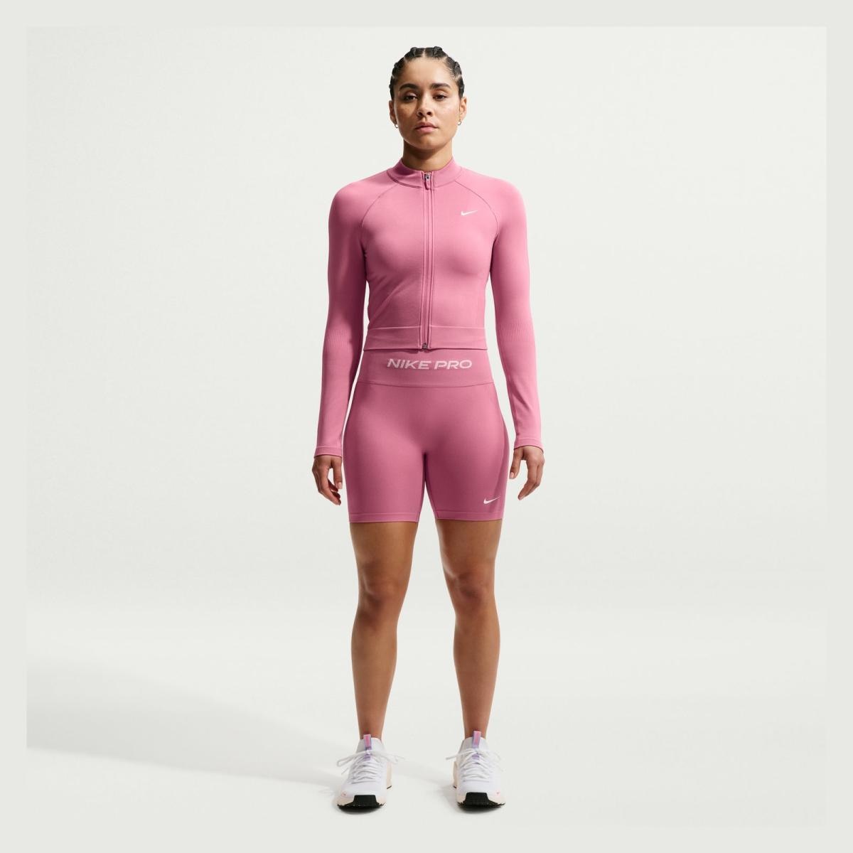 Leggings Tipo Calções de Mulher Pro Seamless 5'' Rosa-3