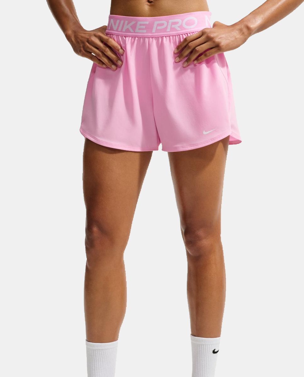 Pantalón corto de mujer W Nike Pro 2In1 Short Nike - Rojo Rojo-3