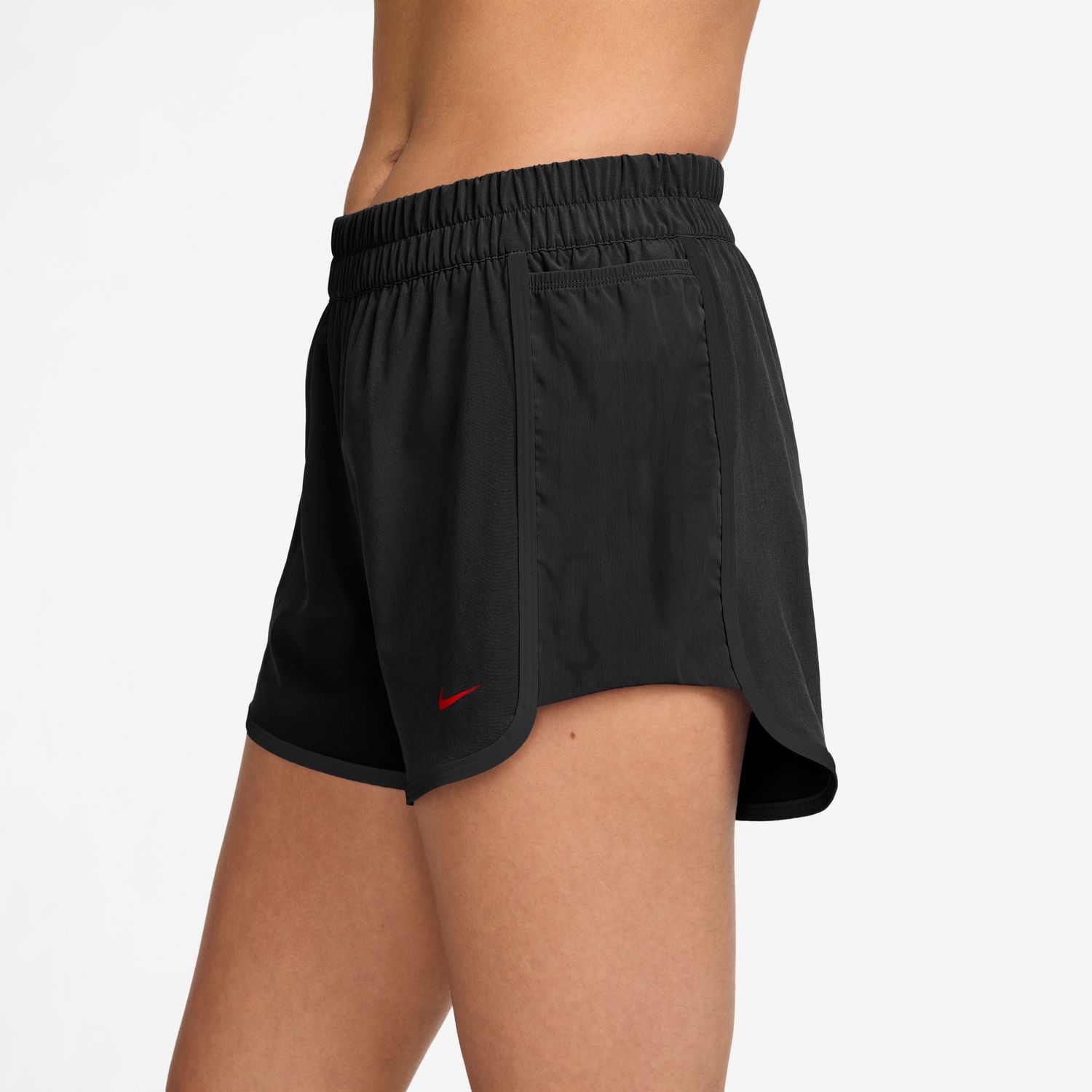 Calções de Mulher W Nk DF One Short Cpsl B Preto-3
