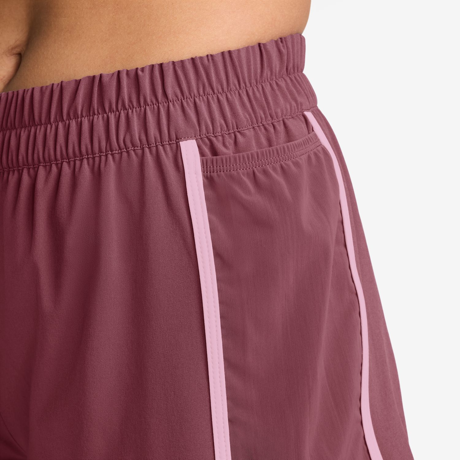 Calções de Mulher W Nk DF One Short Cpsl B Vermelho-4