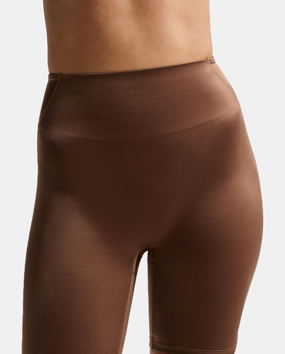 Malla corta de mujer Satin Shine 7'' NikeSKIMS - Marrón Marrón-3