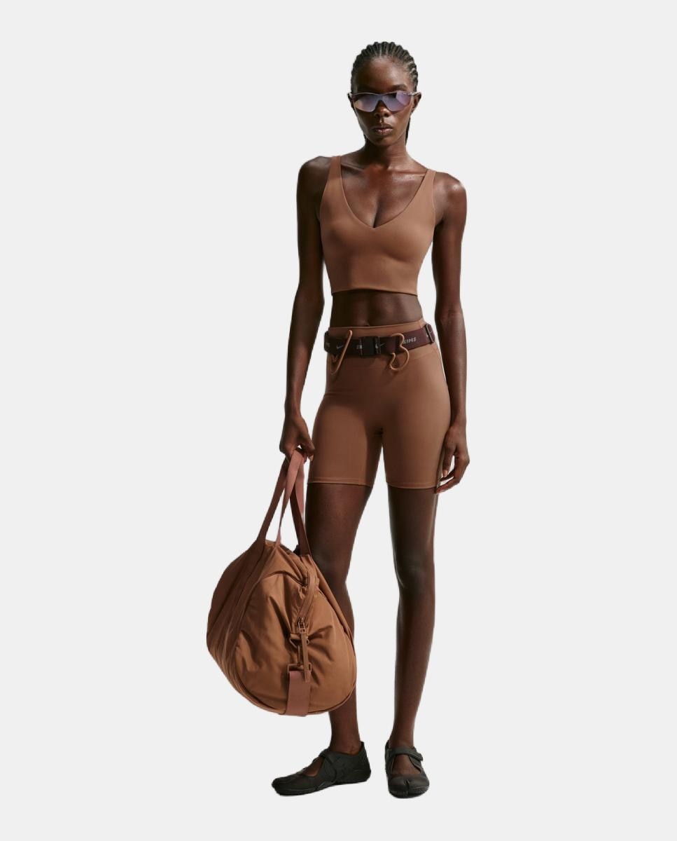 Imagen 0 de Malla corta de mujer Matte 5'' NikeSKIMS Marrón