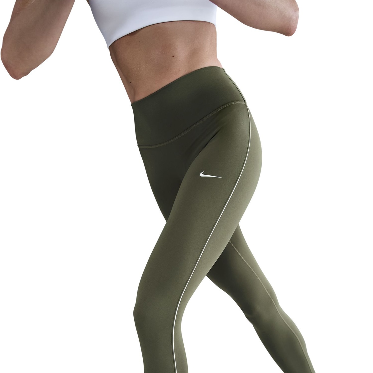 Leggings de Mulher Dri-FIT One HR Verde Azeitona-3