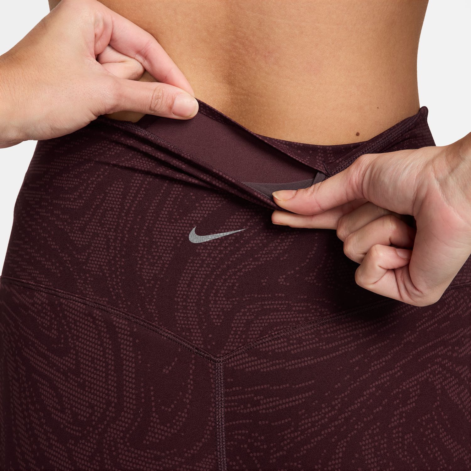 Leggings de Mulher Zenvy Bordeaux-3