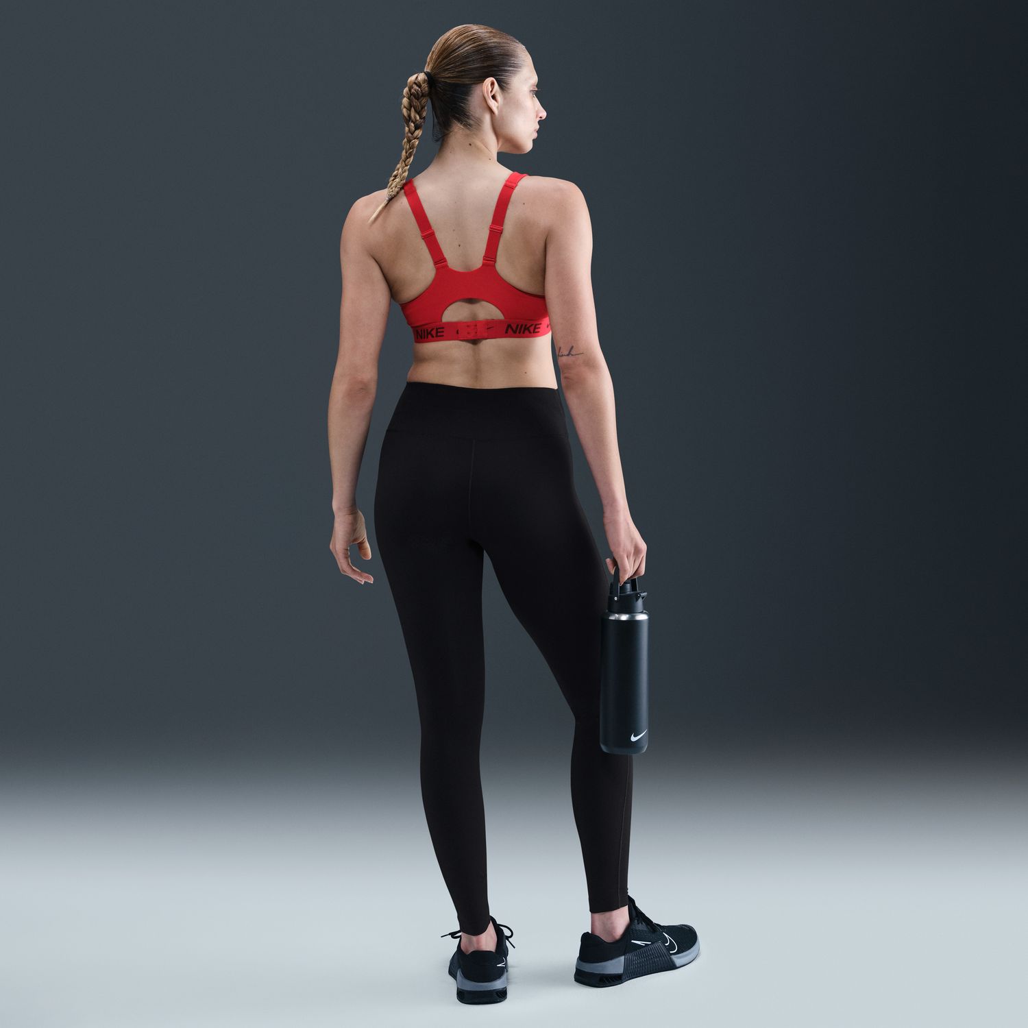 Leggings de Mulher One Seamless Front Preto-3