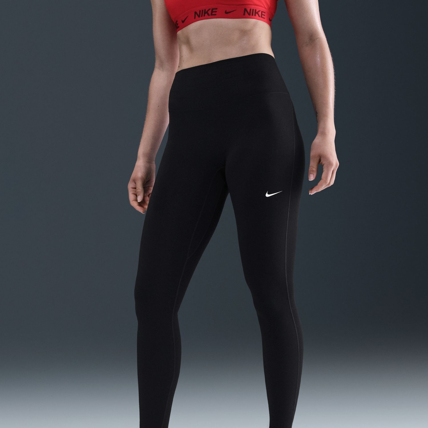 Leggings de Mulher One Seamless Front Preto-6