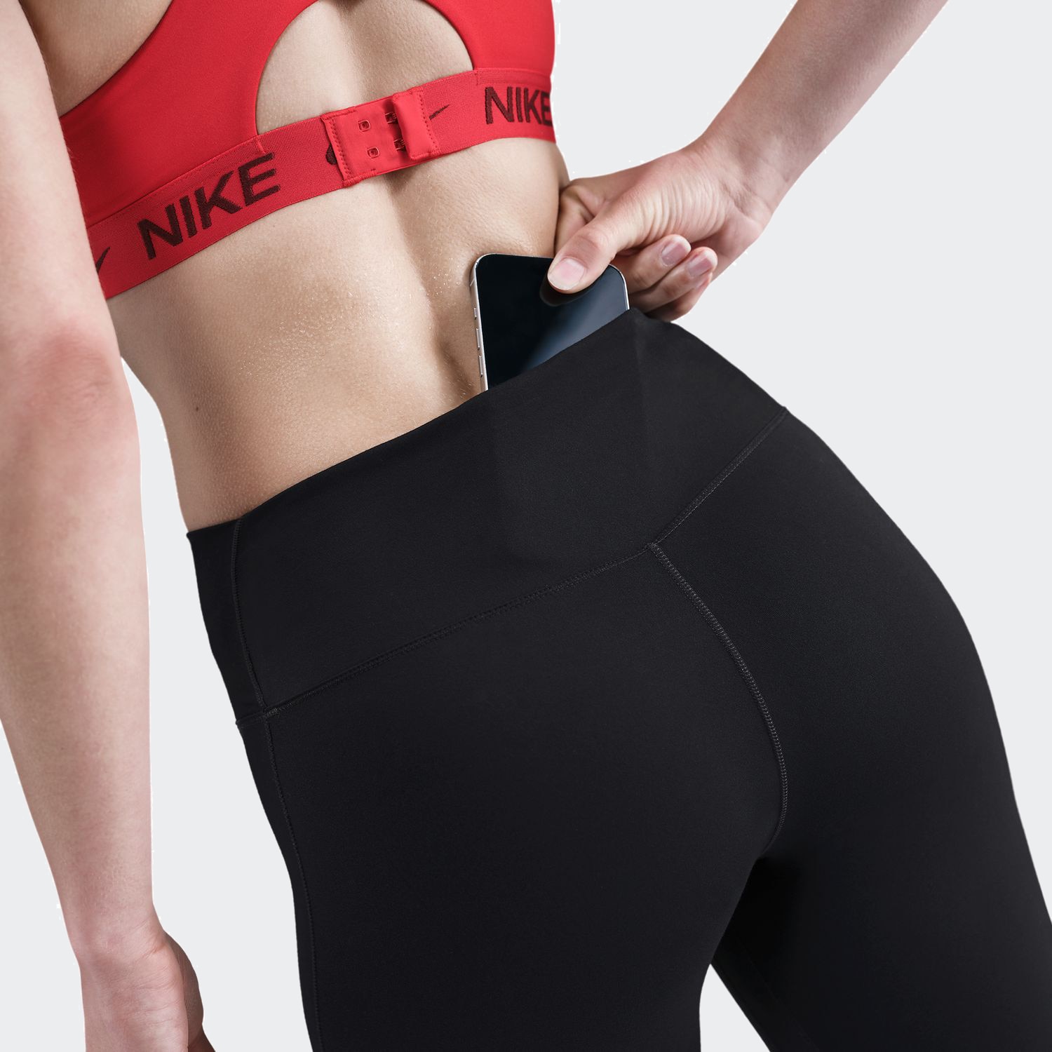Leggings de Mulher One Seamless Front Preto-8