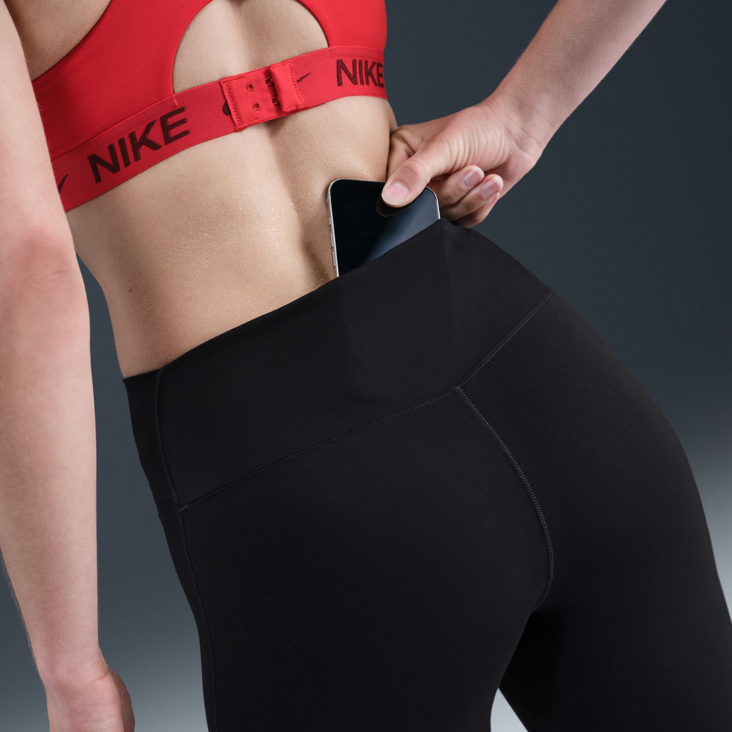 Leggings de Mulher One Seamless Front Preto-9