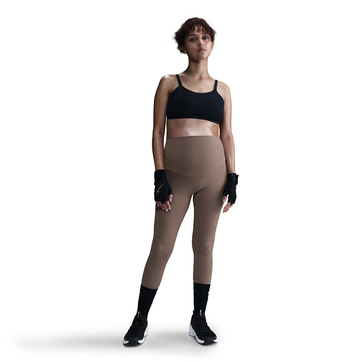Leggings de Training de Mulher (M) One Castanho-1