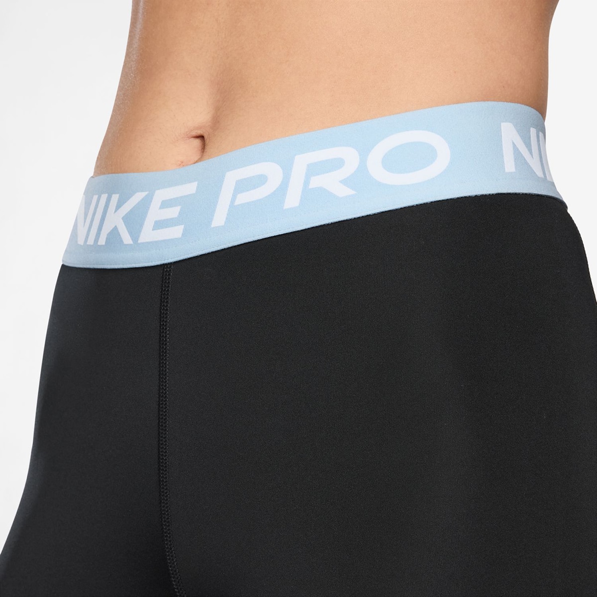 Imagen 3 de Malla de mujer Pro Nike - Negro / Azul Negro / Azul