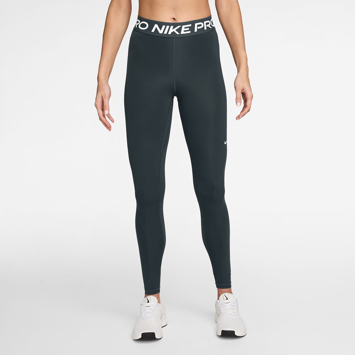 Calças de malha de mulher Pro Nike Verde-1