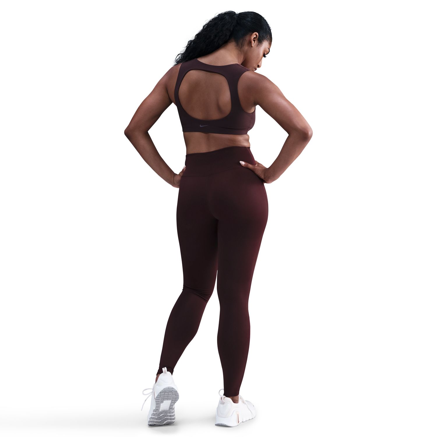 Imagen 2 de Malla de mujer Nike One Seamless Front Nike - Burdeos Burdeos