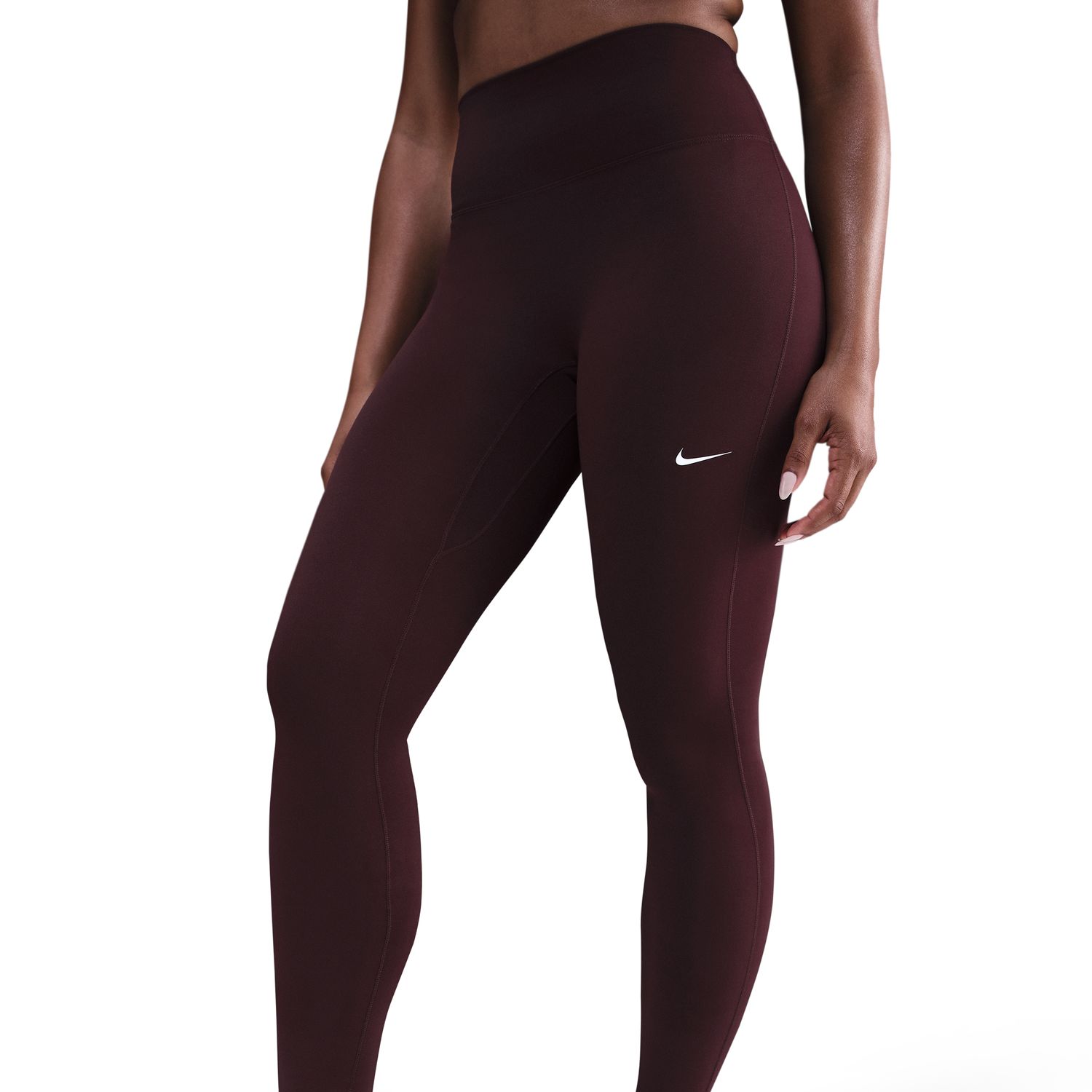 Imagen 3 de Malla de mujer Nike One Seamless Front Nike - Burdeos Burdeos