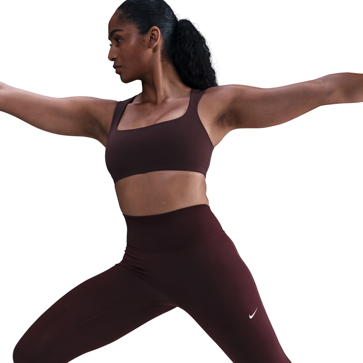 Imagen 5 de Malla de mujer Nike One Seamless Front Nike - Burdeos Burdeos