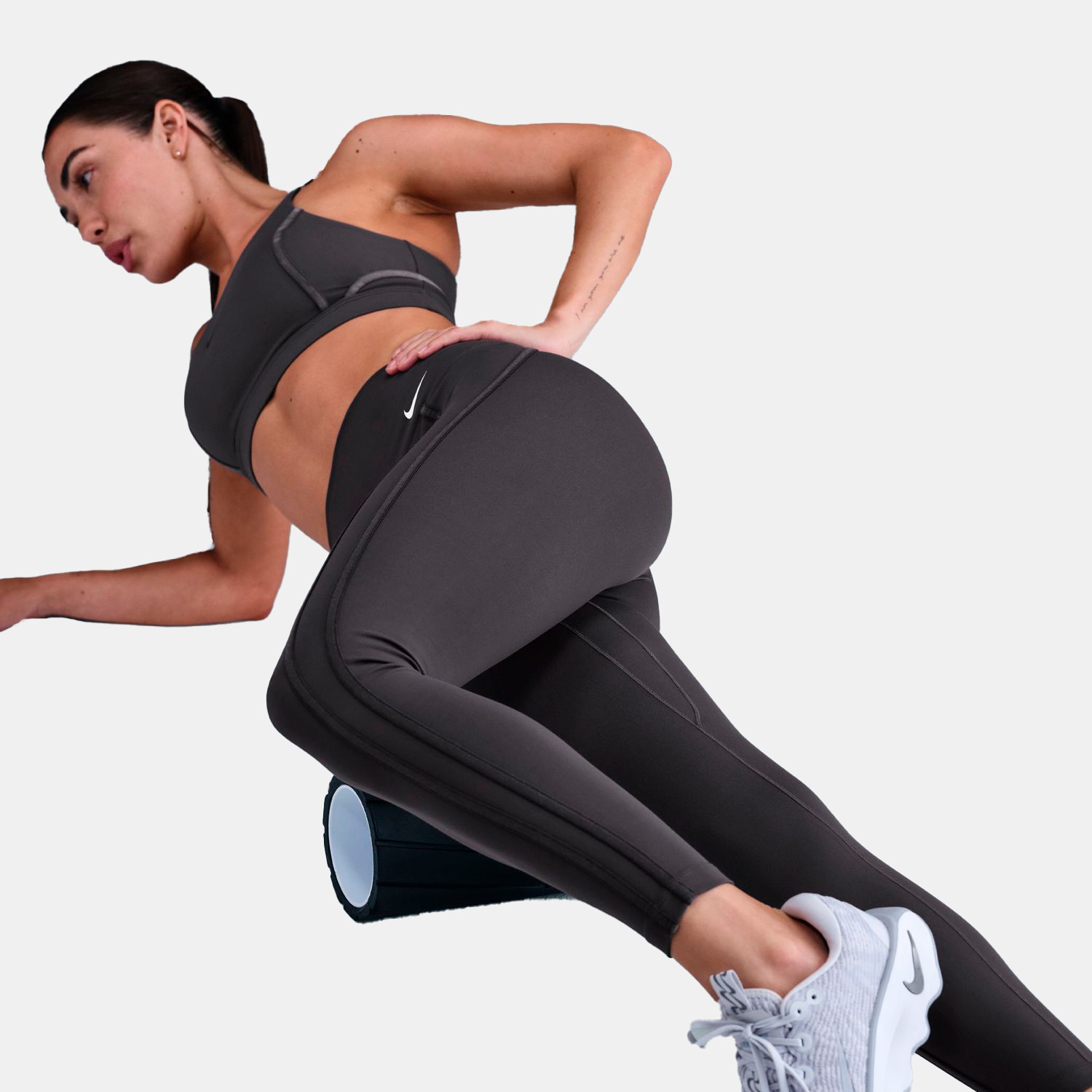 Leggings de Mulher One 7/8 Cinzento-5