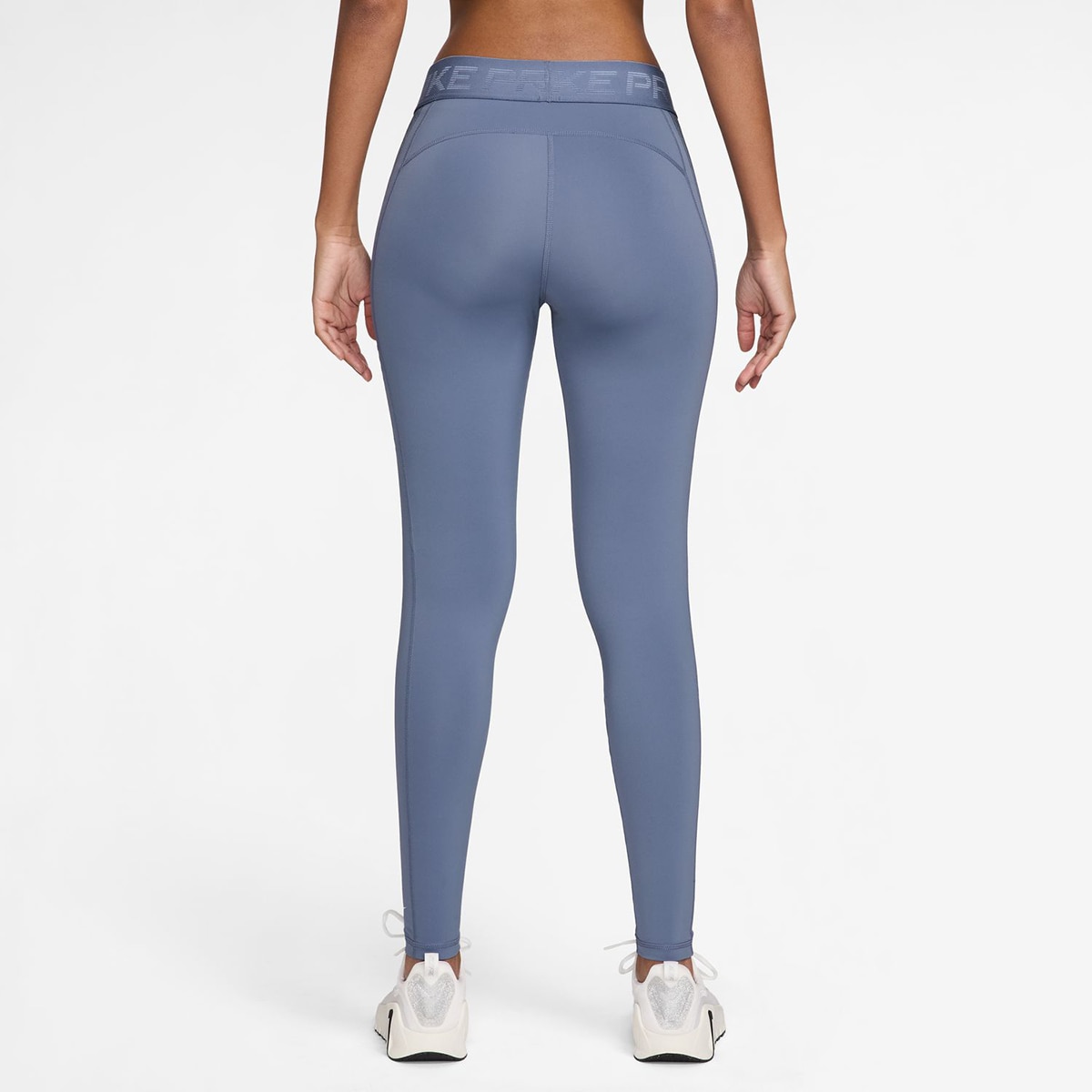 Calças de malha de mulher Pro Nike Azul-2