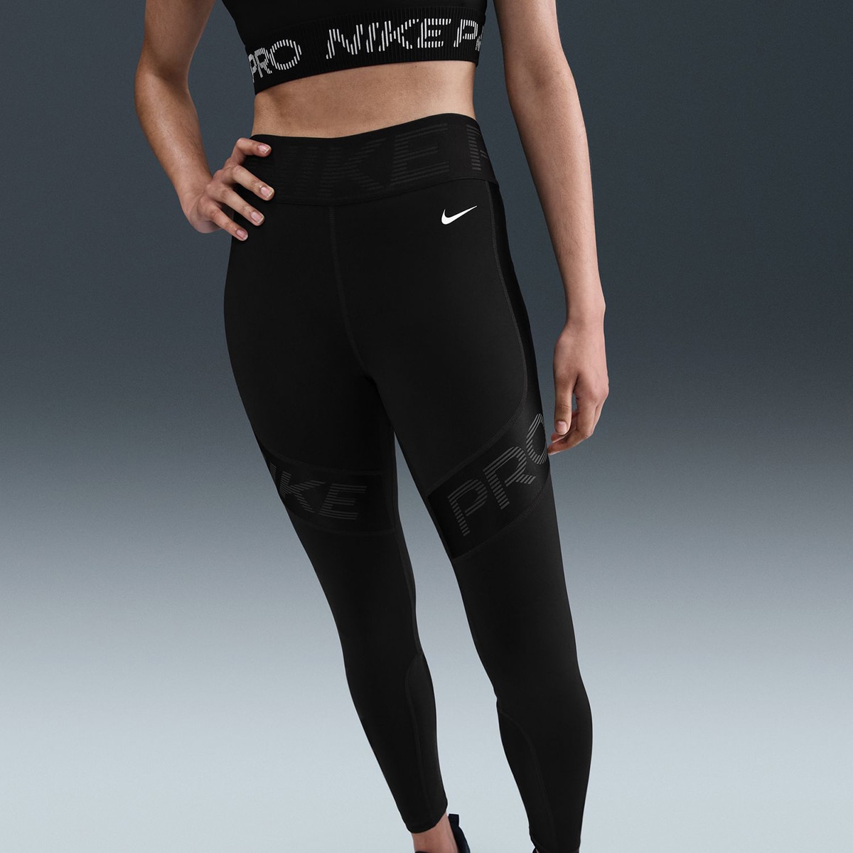 Leggings de mulher Pro Sculpt 7/8 Preto-4