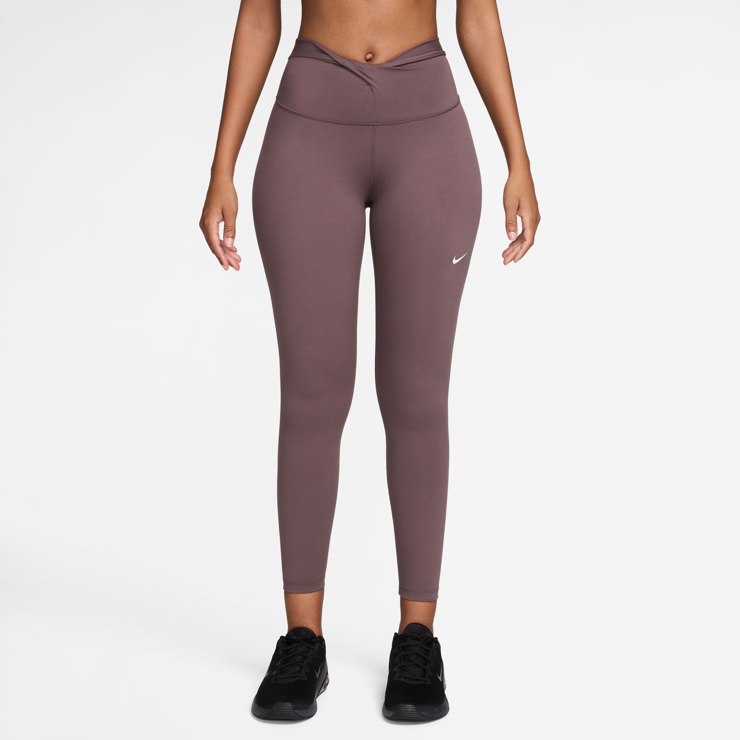 Calças de malha de mulher One Nike Roxo-1