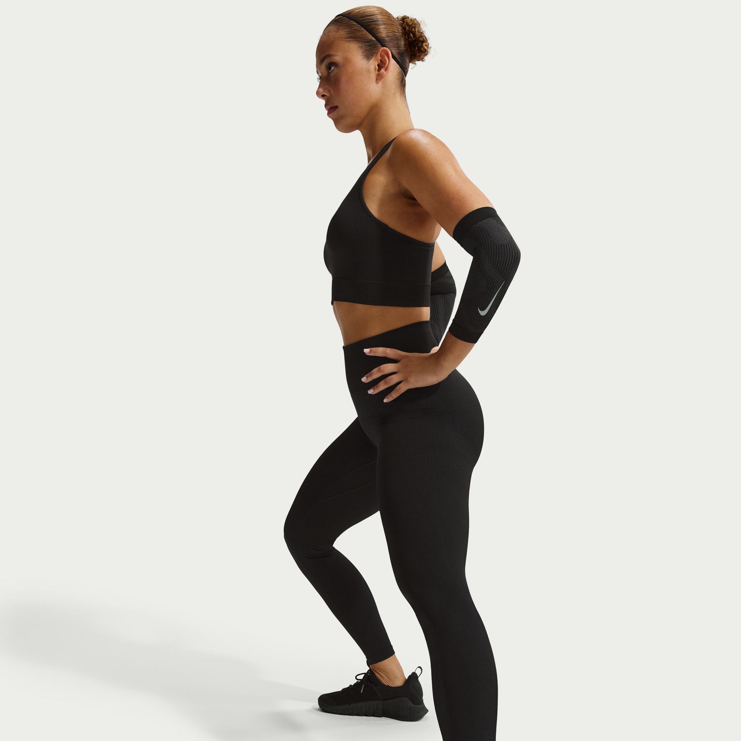 Leggings de Mulher Pro Seamless 7/8 Tight Preto-5