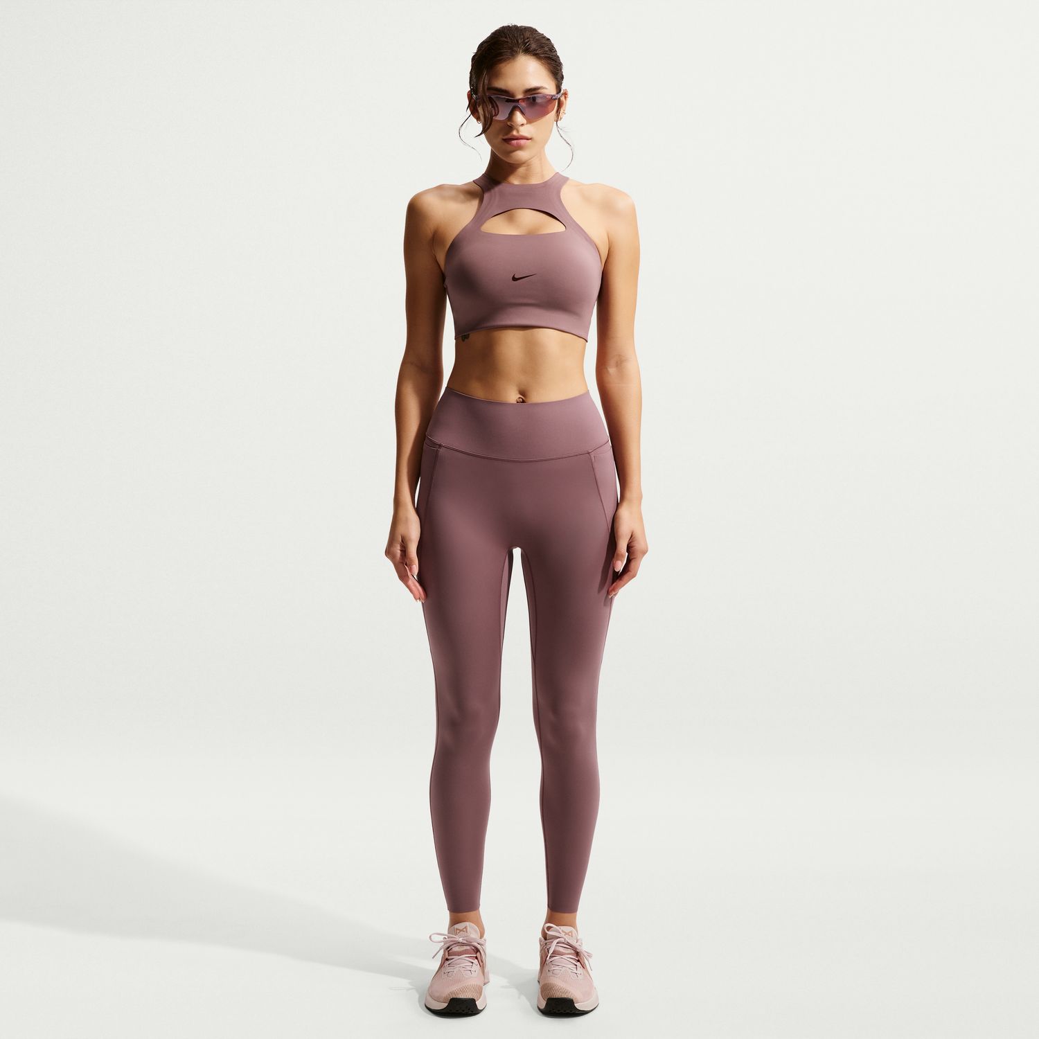 Leggings de Mulher Universa Roxo-3