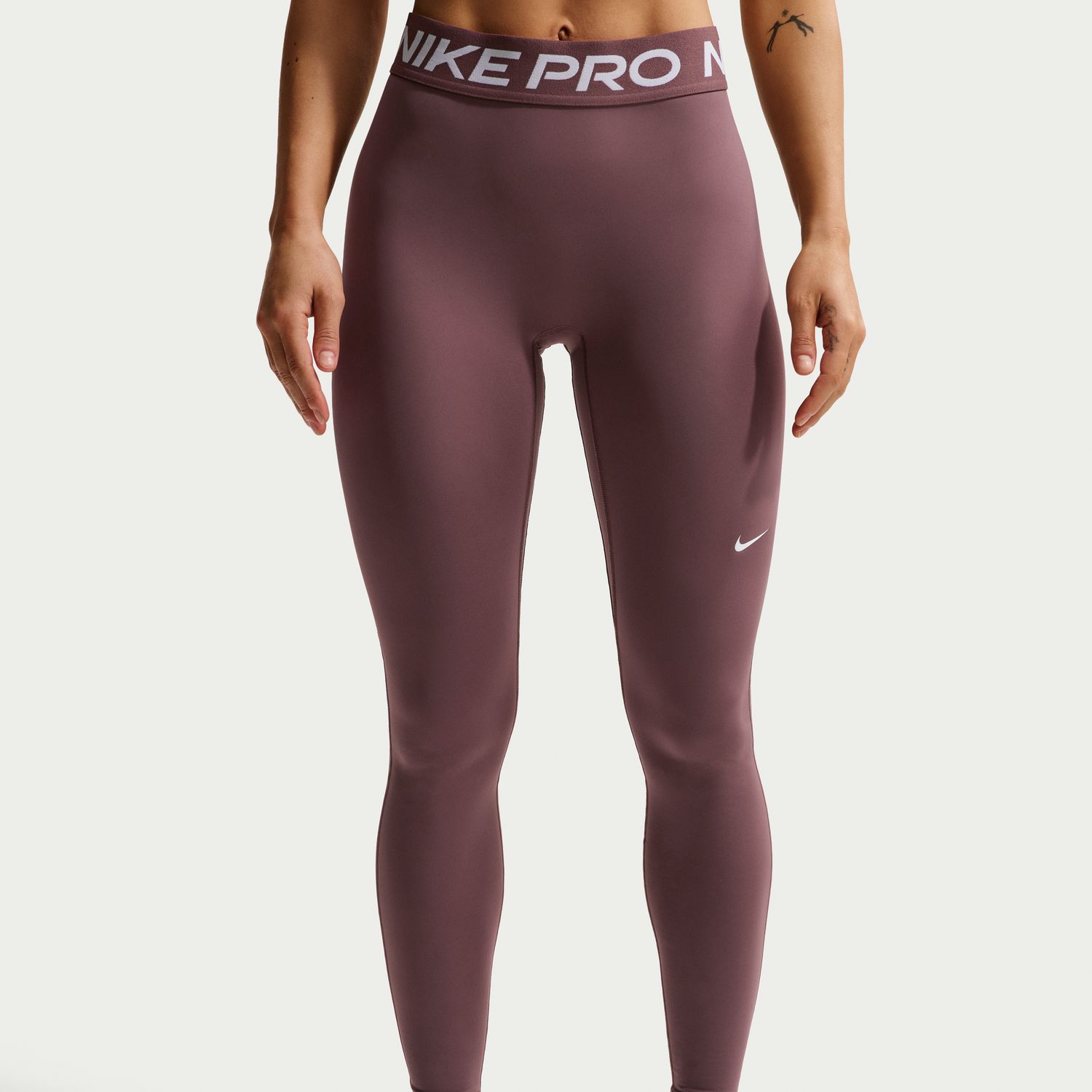 Calças de malha de mulher Pro Nike Roxo-3