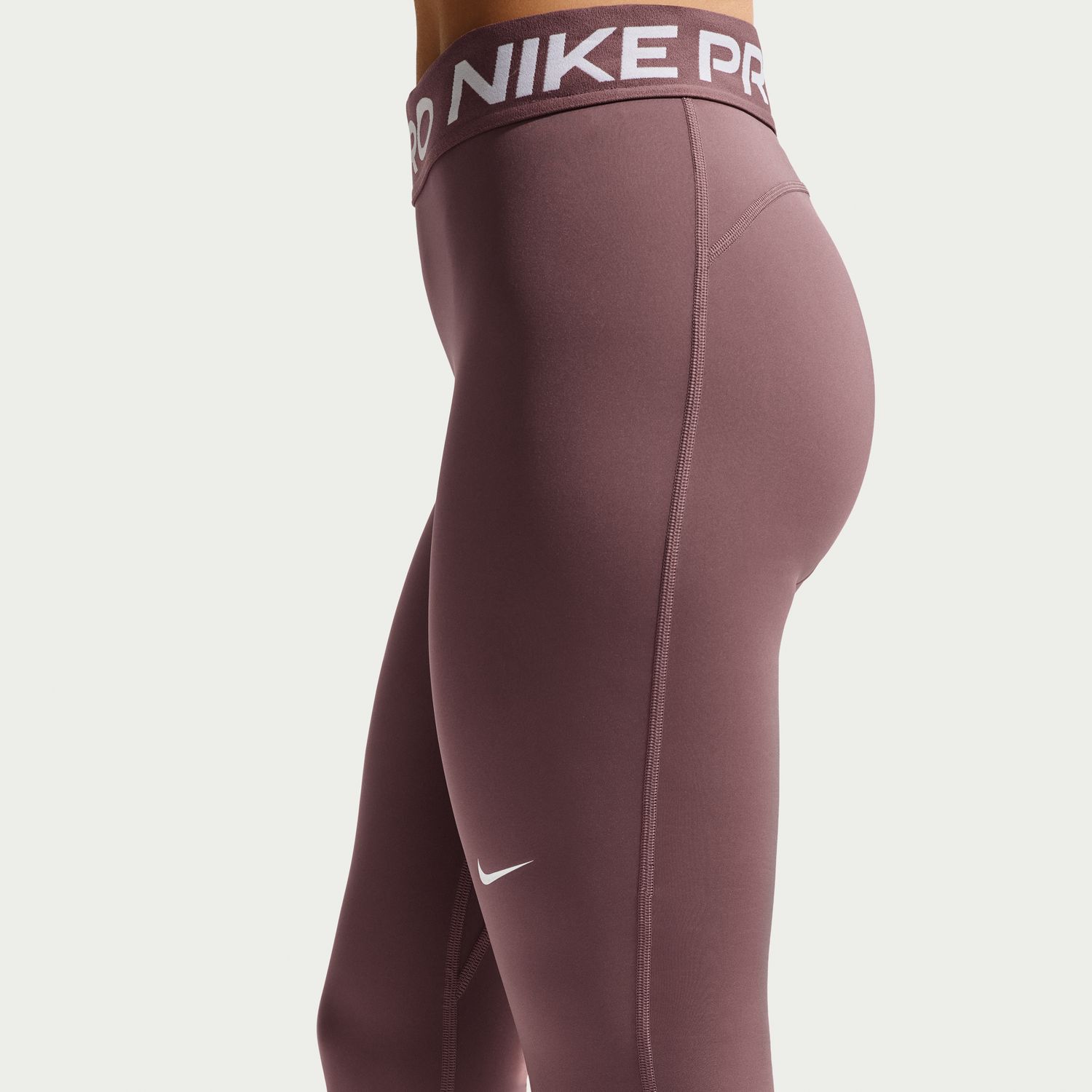 Calças de malha de mulher Pro Nike Roxo-4