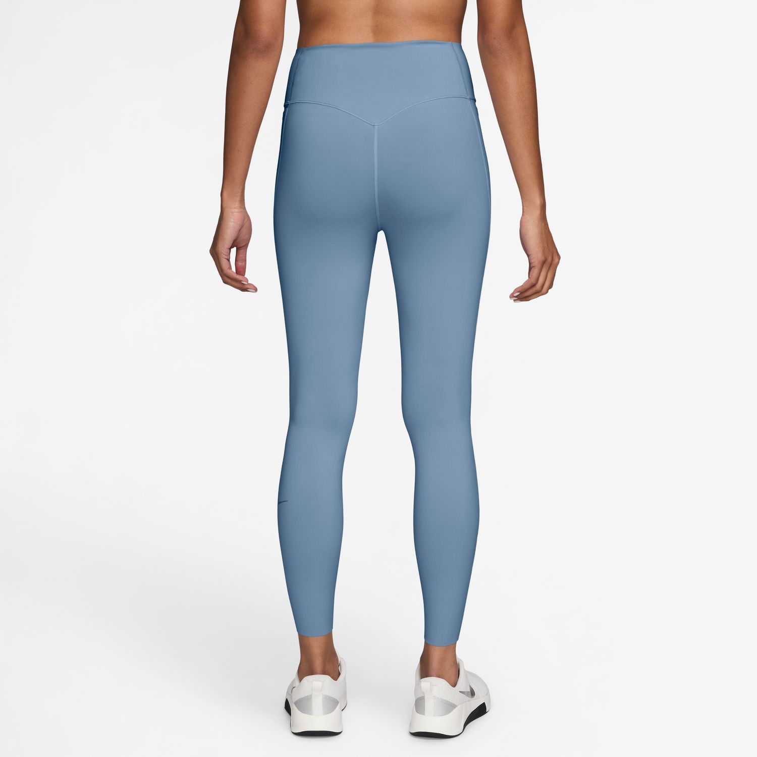 Leggings de Mulher W Nk DF Unvrsa HR 7/8 Tght Pkt Azul-2