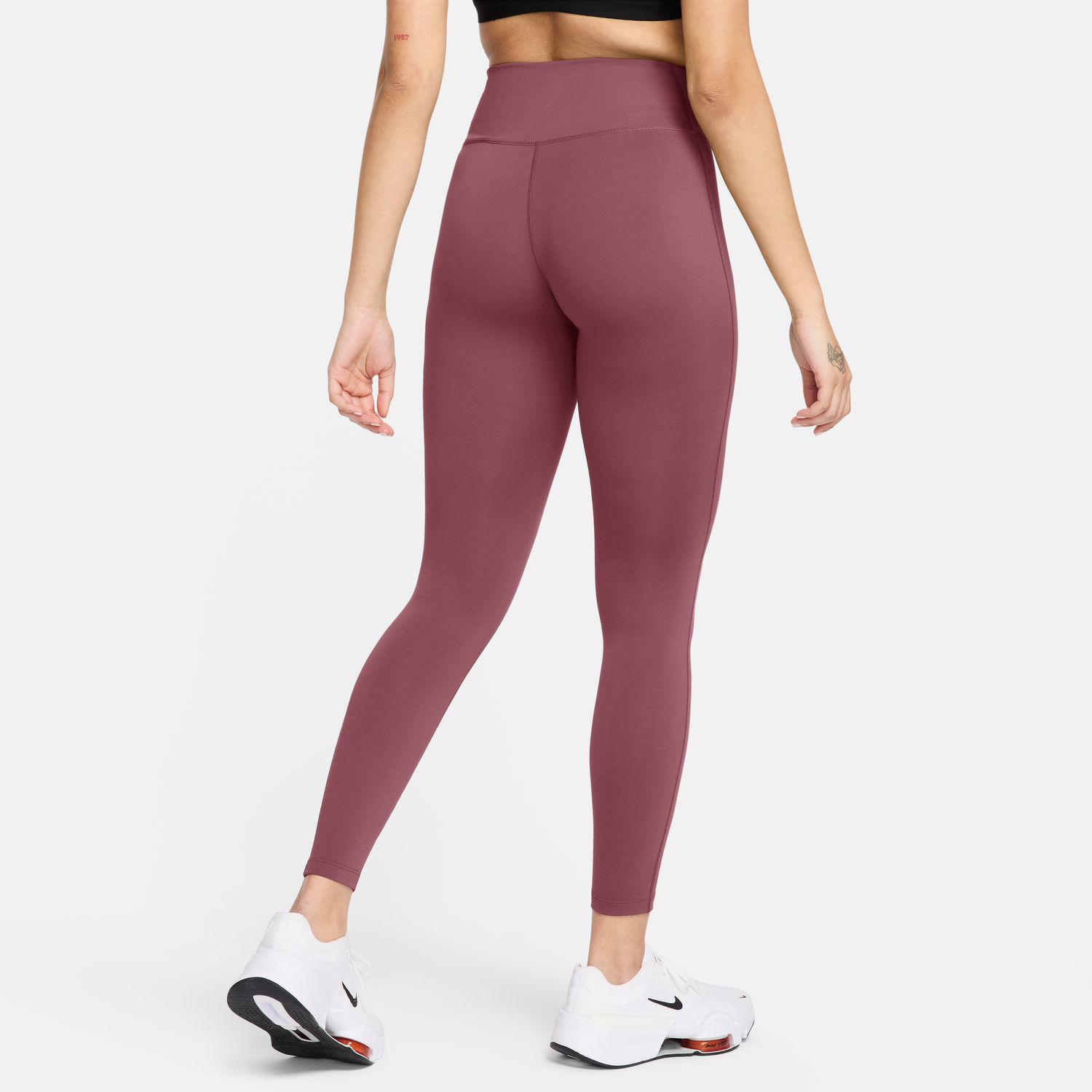 Leggings de Mulher W Nk DF One HR Tight Useam Vermelho-2