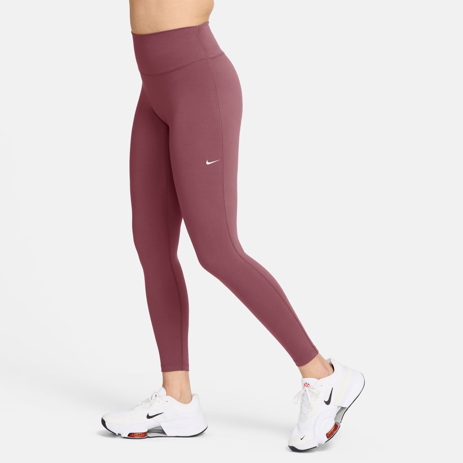 Leggings de Mulher W Nk DF One HR Tight Useam Vermelho-3