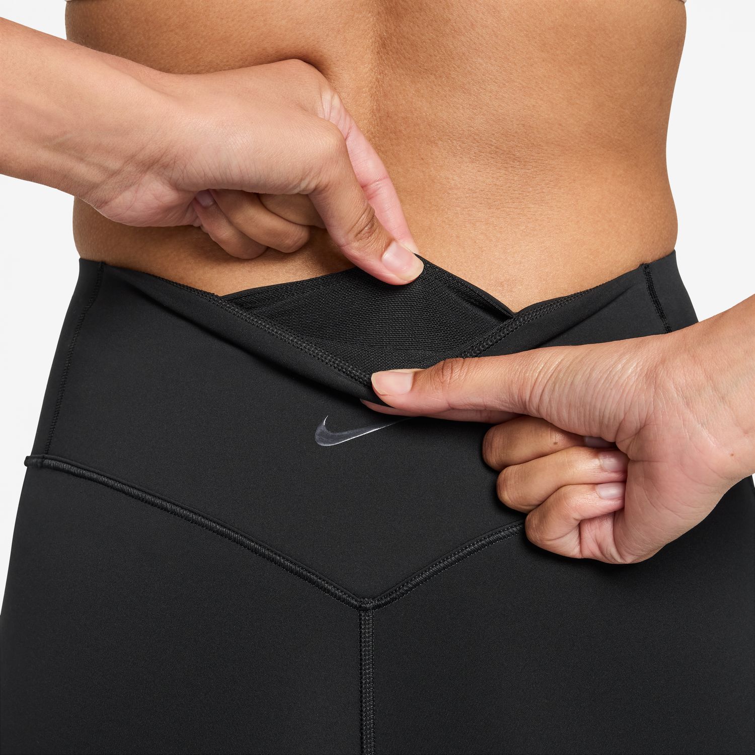 Malla larga de mujer W Nk DF Unvrsa 7/8 Tight Mesh Nike - Negro Negro-3