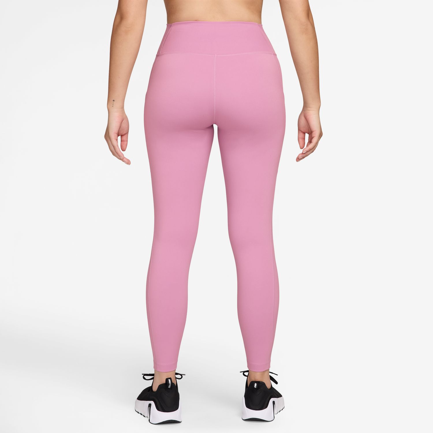 Leggings de Mulher W Nk DF One HR 7/8 Pkt Tght Vermelho-2