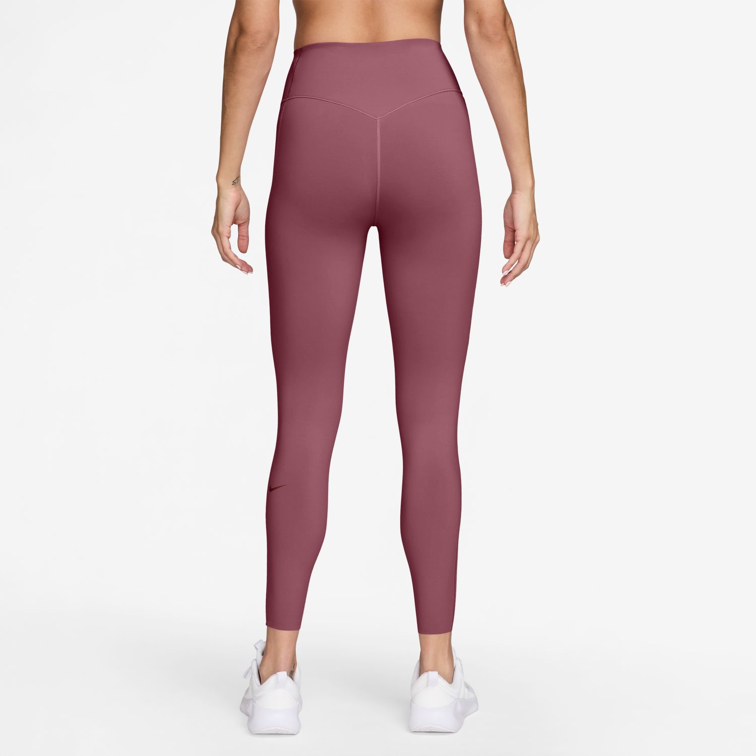 Leggings de Mulher W NK DF UNVRSA HR 7/8 TGHT PKT Vermelho-2