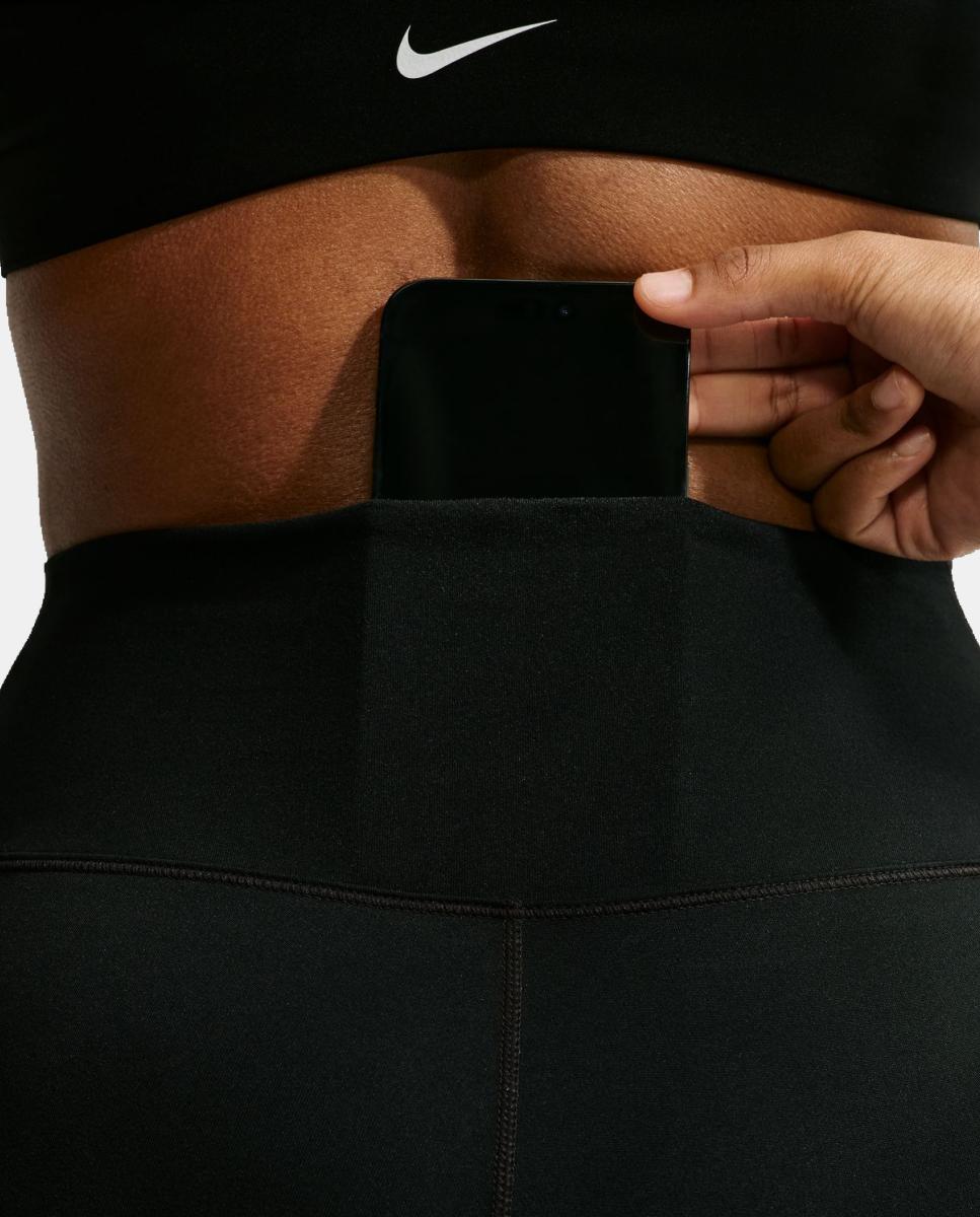 Imagen 6 de Malla larga de mujer One Nike - Negro Negro