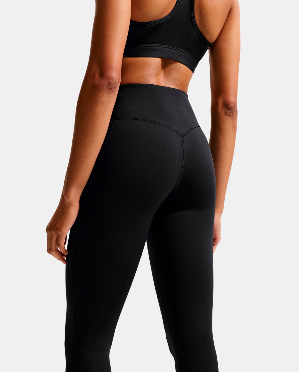 Leggings de Training Universa Women's High-Waisted Full-Length Leggings with No Front Seam de Mulher Preto-2