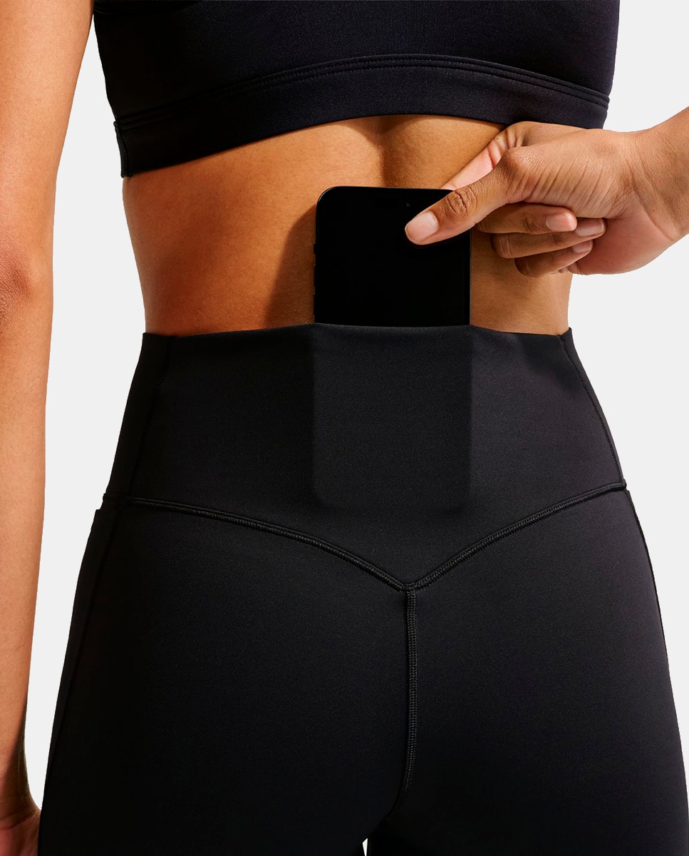 Leggings de Training Universa Women's High-Waisted Full-Length Leggings with No Front Seam de Mulher Preto-7