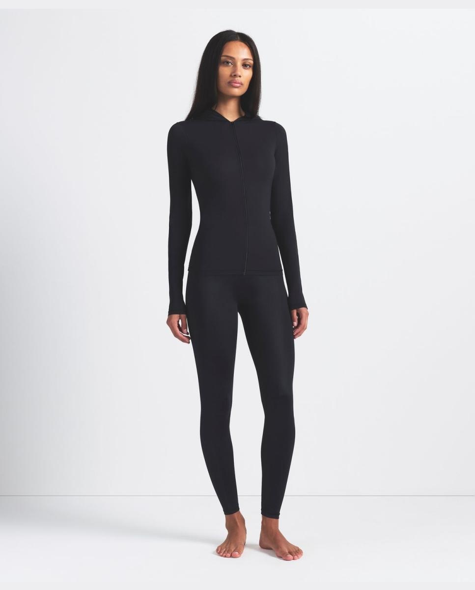 Imagen 0 de Malla de mujer Satin Shine 26'' NikeSKIMS Negro