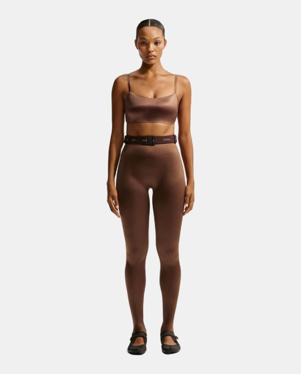 Imagen 0 de Malla de mujer Satin Shine 29'' NikeSKIMS Marrón