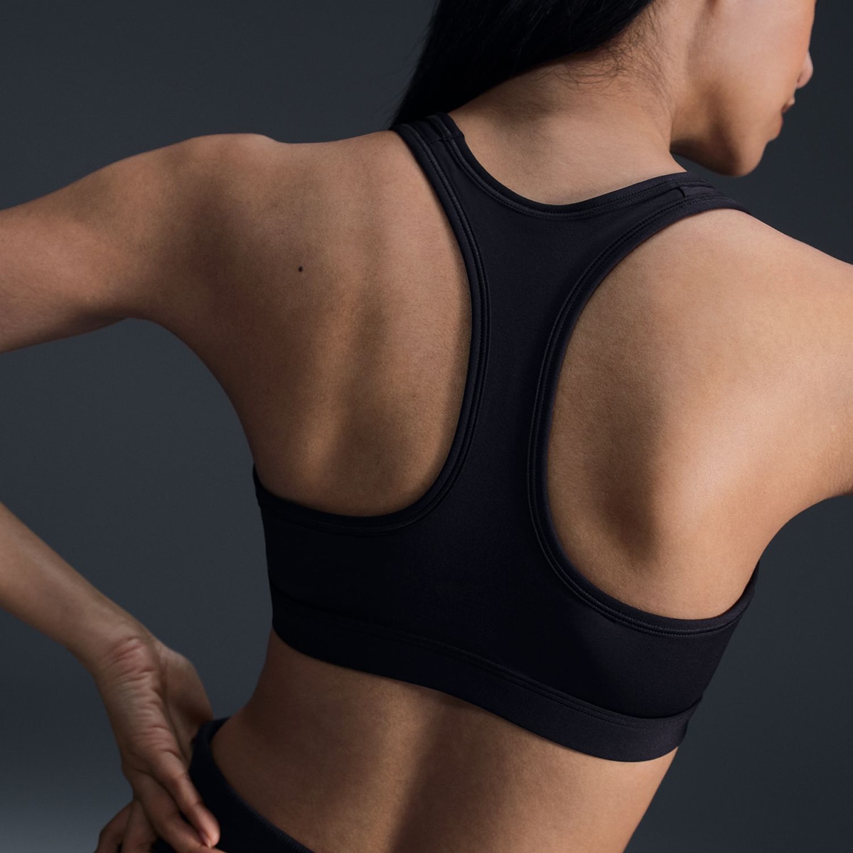 Top de Mulher Swoosh Medium Support Bra Preto-2