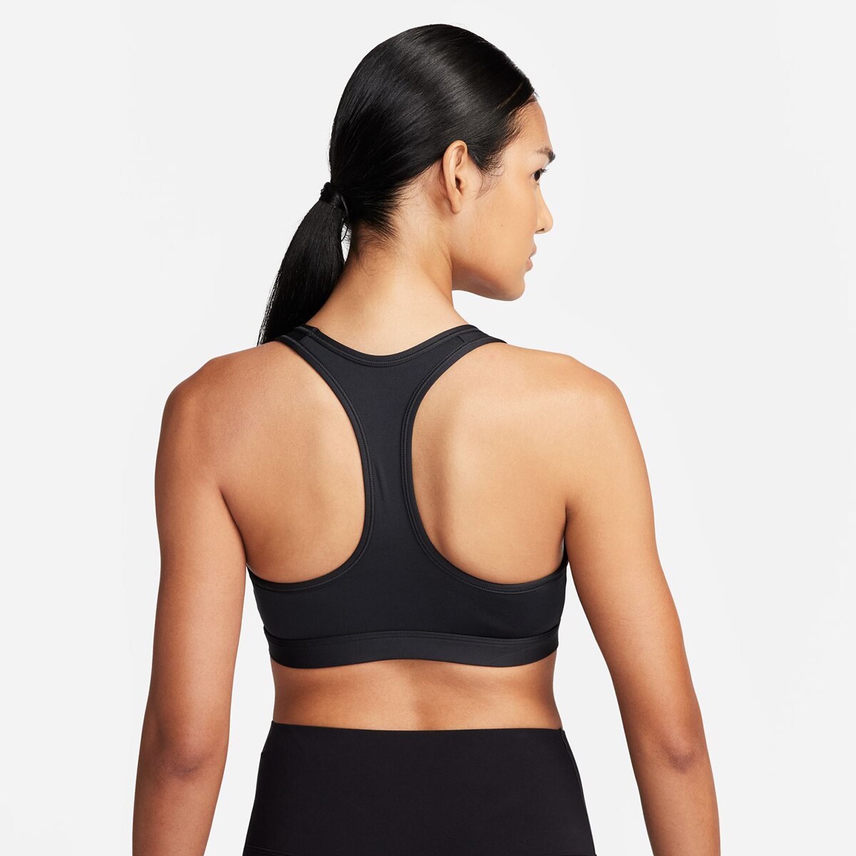 Top de mulher Swoosh Nike Preto-2