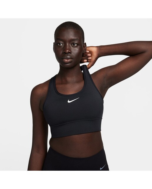 Soutien desportivo de mulher Swoosh Nike Preto-1