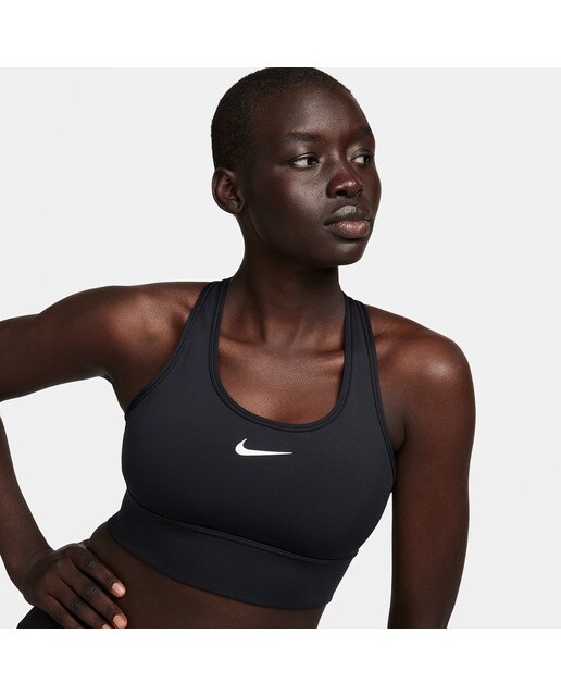 Soutien desportivo de mulher Swoosh Nike Preto-3