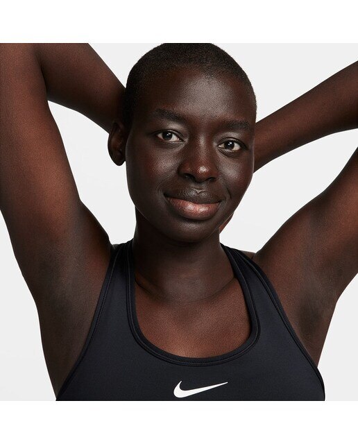 Soutien desportivo de mulher Swoosh Nike Preto-5