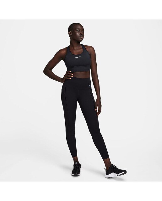 Soutien desportivo de mulher Swoosh Nike Preto-7